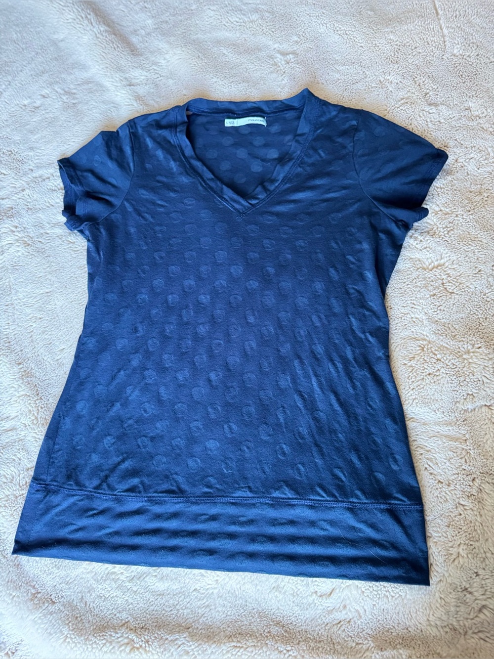 Maurices Polka dot burnout tee size L